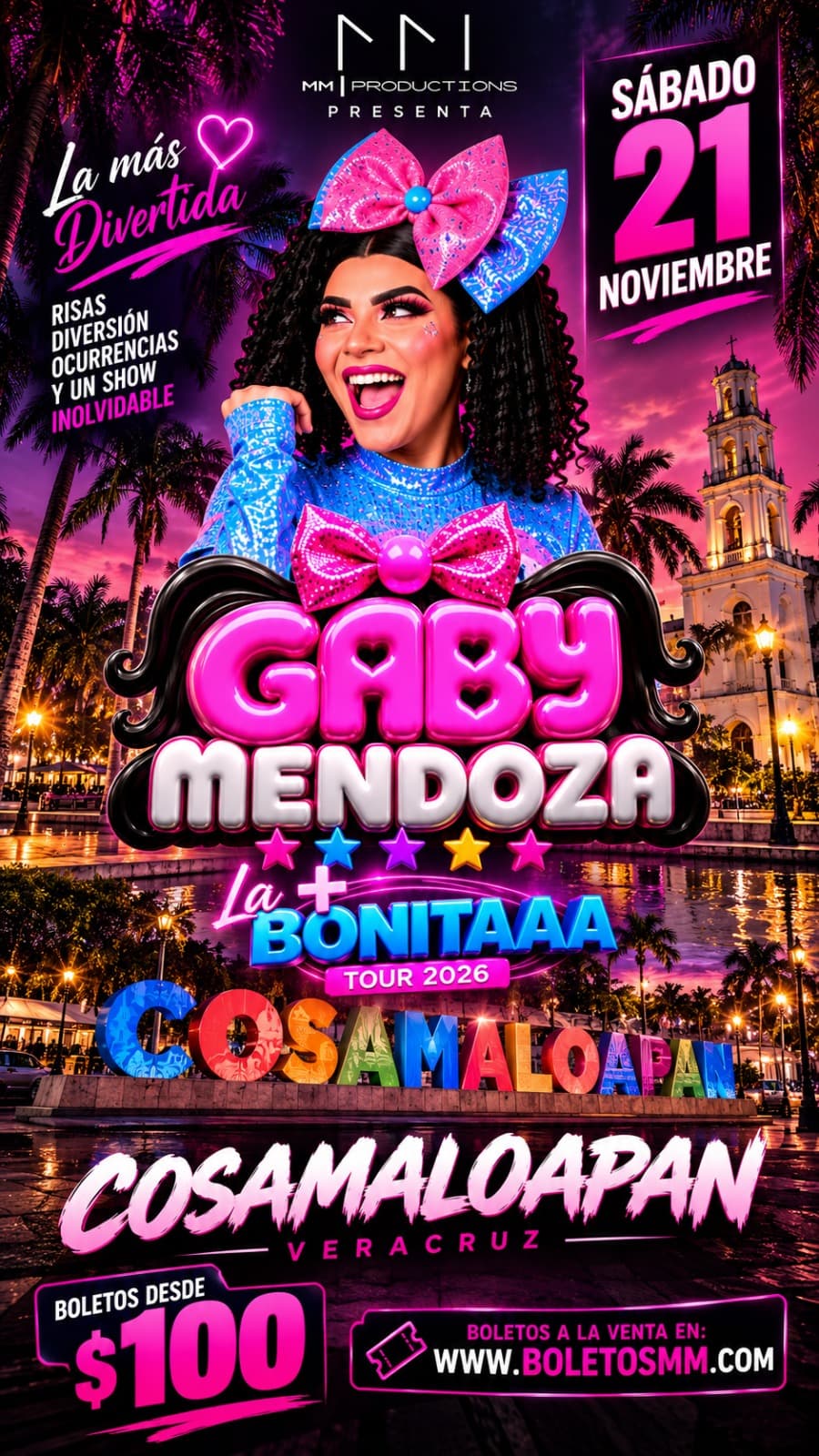 La Gaby Mendoza en Cosamaloapan